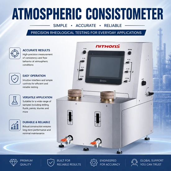Konsistometru atmosferiku NCCQ2220 (Tester tal-ħin tat-tħaxxin tas-siment taċ-ċelluli doppji)